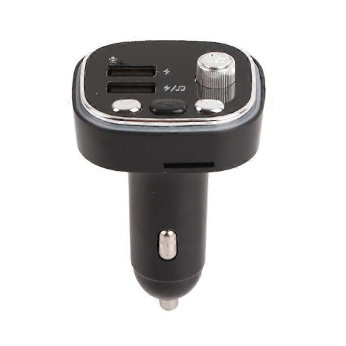 Bluetooth Car Player FM Transmitter 2-USB Charger 7-Color Lights Hands-Free Calling 1
