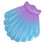 Portable Shell-Shaped PVC Inflatable Float Bed Accessory for Indoor Outdoor 3