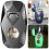 Dual Soft Jet Flame Windproof Torch Lighter Glow Dark Geometric Gift Refillable Butane Men 4