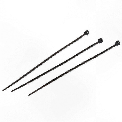 1000-pack svarta kraftiga nylonband 95x2 mm för kabelhantering 1