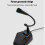 USB Computer Microphone Gooseneck Mic with Mute Button Black 3