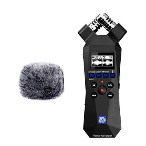 2Pcs Wind Fur Cover for ZOOM H1essential Recorder Mic 2