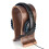 2X U-formad trähållare för headset för on-ear-hörlurar, bordsdisplay 5