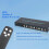 RCA 4 In 3 Out AV Composite Switcher Splitter Box with Remote Control 2
