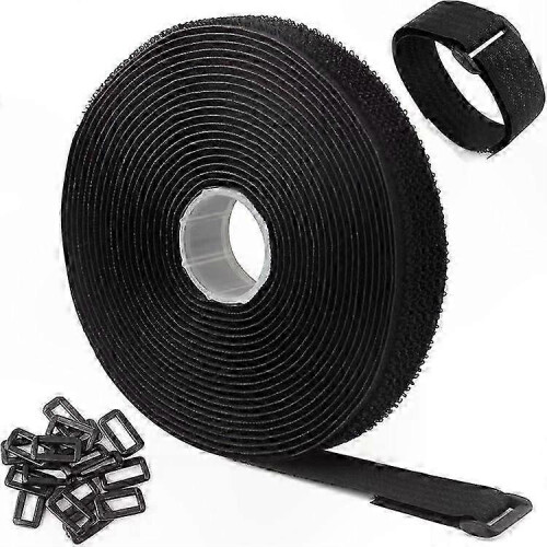 Buckle Hook and Loop Cable Ties 10m Adjustable for Easy Organization Secure Fastening 1
