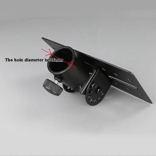Rotatable 35mm Tripod Pole Mount DJ Speaker Stand Adapter Top Cap Mic Tripod Holder Base 1