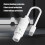 PoE to USB-C Adapter 48V to 5V 2.4A Efficient Overcurrent Protection ABS Casing Multicolor 2