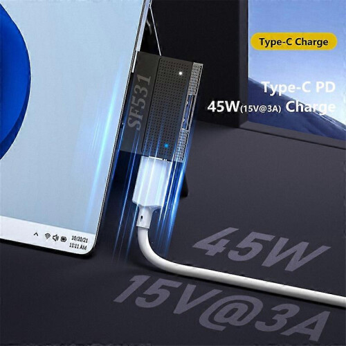 SF531 USB3.1 40-Pin Adapter Converter For Microsoft Surface Tablet Laptop Charging 2