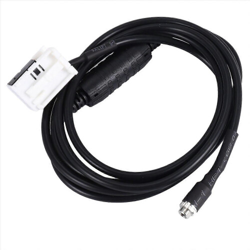Bil AUX-lydkabel 1,5 m 12-pinners med motstand for BMW E60 E61 E63 E64 E65 E66 E81 E82 1