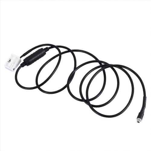 Bil AUX-lydkabel 1,5 m 12-pinners med motstand for BMW E60 E61 E63 E64 E65 E66 E81 E82 2