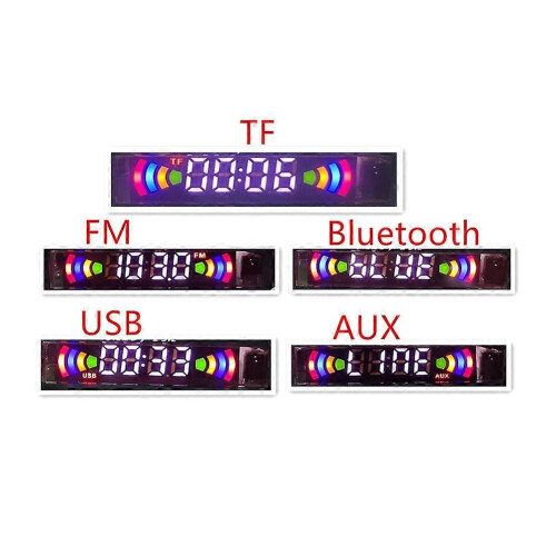 40Wx2 3.5mm BT5.3 Stereo Power Amplifier RGB Spectrum Multi Lossless Decoder Wireless Player 2