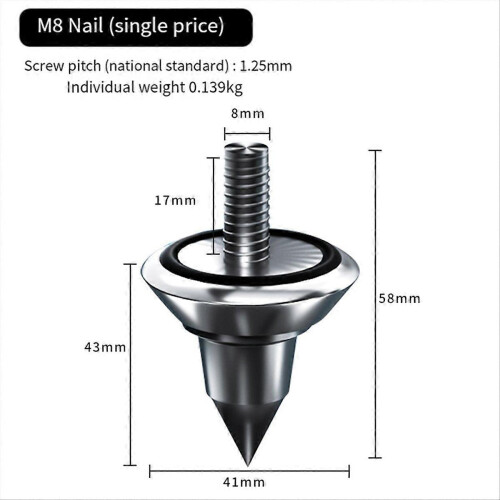 HiFi Audio Speaker Amplifier Shock Absorbing Isolation Spike Feet Pad 1PC 1