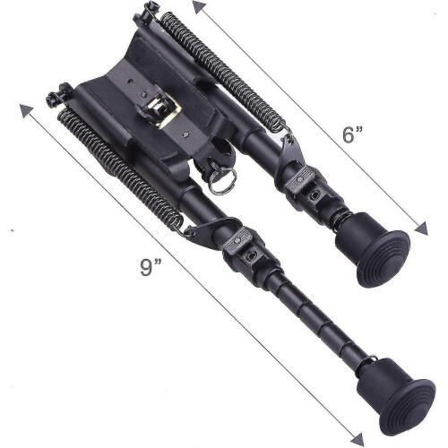 Adjustable Hunting Swivel Mount Foldable Rifle Bipod 2