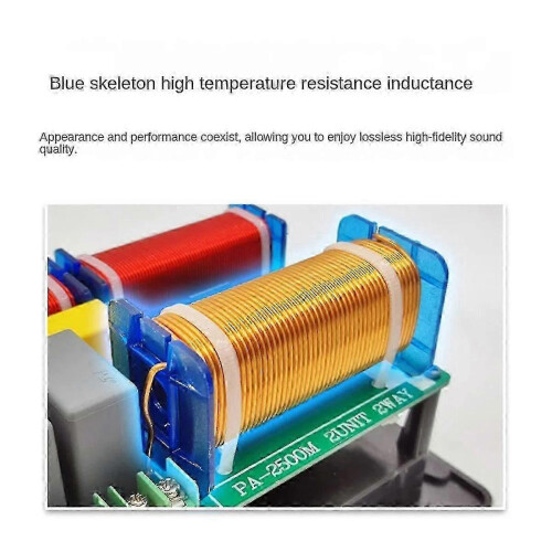 800W bas- och diskantfilter för specialbyggda högtalare och ljudsystem 1
