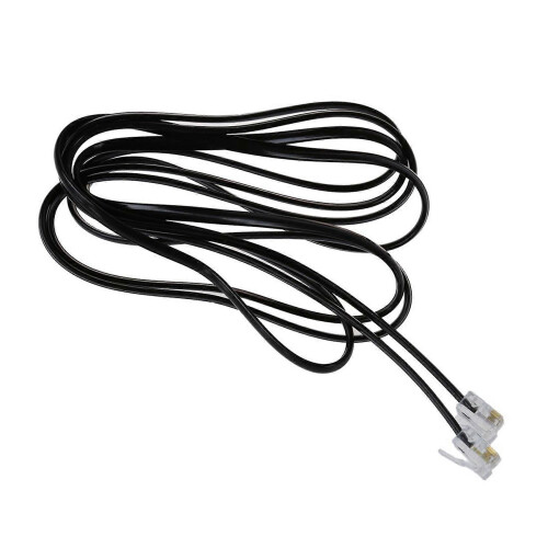 3-pack RJ11 6P4C telefonsladd 2M för ADSL-modem 1