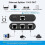 Splitter/switch Ethernet Gigabit 1000Mbps RJ45 3