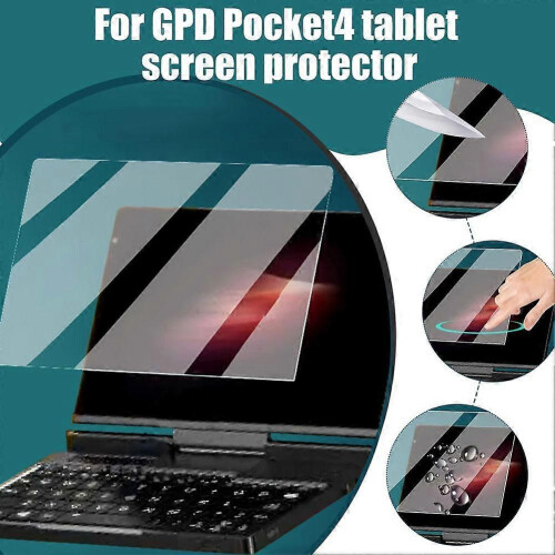 2xGPD Pocket4 Screen Guard HD Scratch&WearProof PreciseFit TouchSensitive EasyClean Mat 1