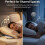 3PCS Ultra Thin Under Pillow Bluetooth5.4 White Noise HiFi Stereo Sleep Speaker Timer 4