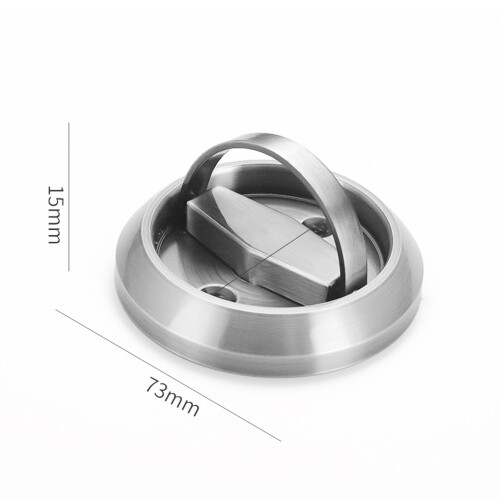 Serrure de porte / serrure de meuble en acier inoxydable Silver 1