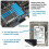 SAS to SATA HDD Adapter 10cm Cable for RAID Extension 3