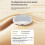 Bluetooth 5.4 HiFi Under Pillow Sleep Speaker with White Noise and Digital Clock Timer 3