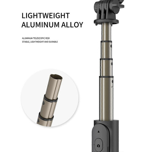 Q03 Supporto per telefono con telecomando Bluetooth, treppiede e bastone per selfie 2