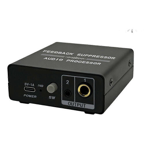 Professional One Button Feedback Suppressor with Lossless Intelligent Audio Processor 1