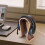 2X U-formad trähållare för headset för on-ear-hörlurar, bordsdisplay 3