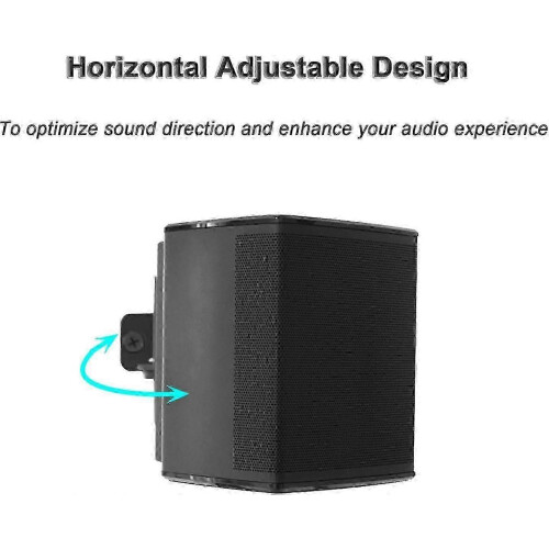 2 Pack Black Wall Mount Bose Virtually Invisible 300 Wireless Surround Speakers Brackets 1