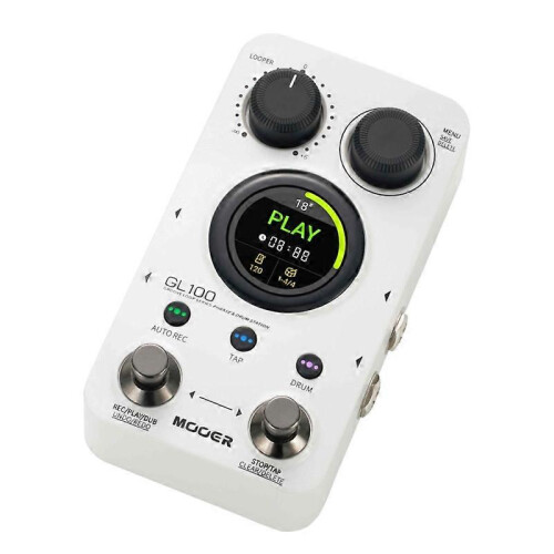 Pedale effetti per drum machine GL100 con registrazione automatica e time stretching, touchscreen da 1,3 pollici. 2