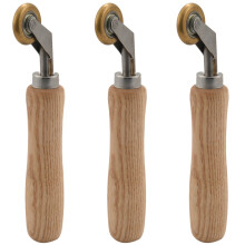 3pcs 6mm Brass Penny Roller with  Bearing Plastic Hot Air Plastic  Tool