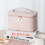 Tragbare wasserdichte Make-up-Tasche Pink 4