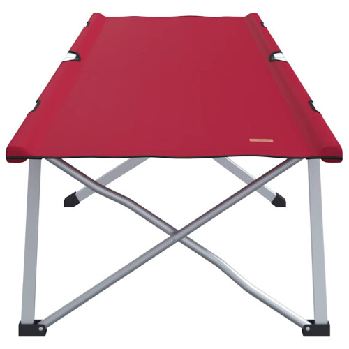 VidaXL vidaXL Folding Camping Bed Folding 2 pcs Red 194 x 62.5 x 42.5 cm 2