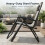 Alivio 2x Zero Gravity Reclining Sun Lounger Chairs with Cup Holders 6