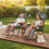 Alivio 2x Zero Gravity Reclining Sun Lounger Chairs with Cup Holders 5