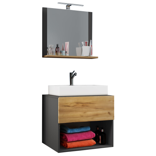 (Matt, Single Basin) 3 pcs. washbasin Lendas ll