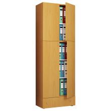 (Chipboard, Brown) Office cupboard file cabinet Lona 5-Piece S