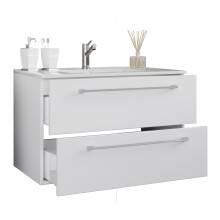 (Matt, Single Basin) 2-part washbasin washbasin Badinos 2