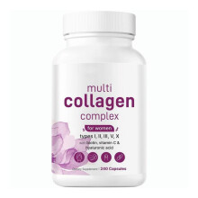 MultiCollagen Complex by MicroIngredients Collagen Peptides Powder 30 Servings Hydrolyzed Types I, II, III, V, X