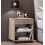 (Matt, Modern/Contemporary) Wooden bedside table Rolda drawer rollers 2
