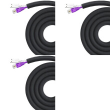 3X Dog and Cat Cord Protector 10ft-3/8inch,Flexible Cable Sleeve for Easy Cord Management