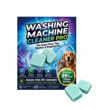 (12 PIECES) Washing Machine Cleaner Tablets Effervescent Deep Clean Drum Rubber Seal Drain Pipe Gunk Household Deodorizing