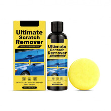 (Unlabeled 100g*1, sponge*1) Car Scratch Repair Kit Paint Polishing Restore Shine Daily Maintenance Light Scratch Remover 1 Set