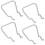 60Pcs Pegboard Plier Holders, Stainless Steel Double Loop Pegboard Hooks Accessories Shelving Display Hooks for Store 3