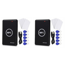 2X Copiadora de CartãO de Controle de Acesso Inteligente, Gravador de Leitor de RFID, Duplicador de CartãO de 125KHz, Decodificador de CartãO