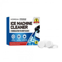 (12 TABLETS) Ice Maker Cleaner Tablets Daily Gentle Cleaning Fresh Deodorizing Convenient Cleaner 12 Count