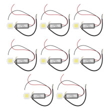 8X 50W LED Driver Waterproof IP67 Power Supply High Power Adapter + 50W LED Chip Bulb Saving for DIY Daylight