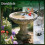 Pure Copper Bird Bath Disk, Triple Point Support Design Lower Cleaning Frequency (1, Copper Flower) 6