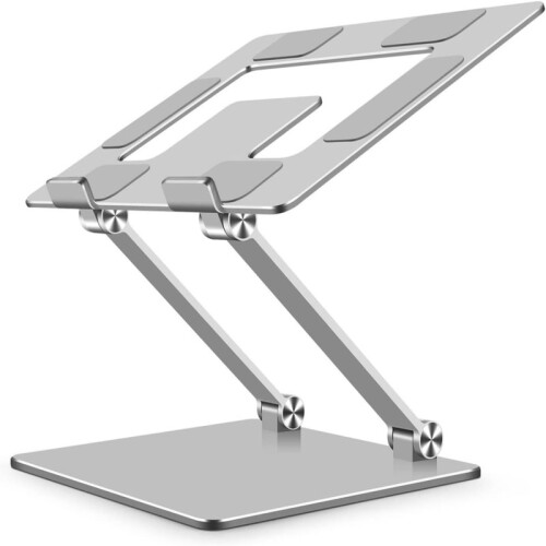 Ergonomic Laptop Stand Adjustable Foldable Aluminum 10-17 Inch