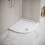 NES Home Gloss White 800 x 800 mm Quadrant SMC Shower Tray 1